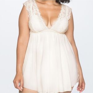 Eloquii Empire Waist Babydoll Nightie